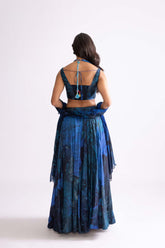 Riley Blouse, Magnolia Lehenga , Scallop Dupatta